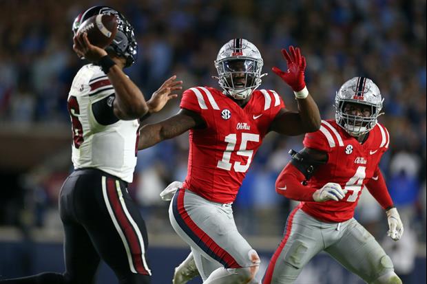 Ole Miss Defense Shines With 6 Sacks, 2 Interceptions In 30-14 Win Over South Carolina