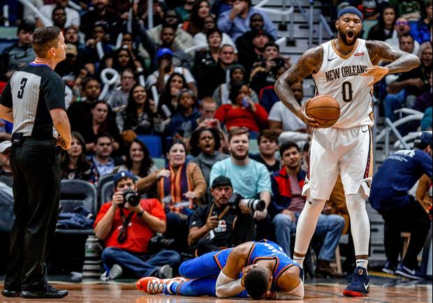 DeMarcus Cousins Elected After Elbowing Russell Westbrook In The Head