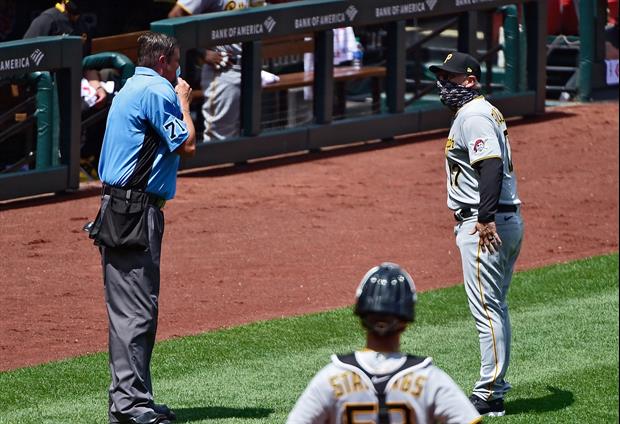Here's Your First MLB Coach Vs. Umpire Masked Social Distanced Argument & Ejection