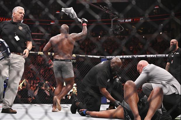 UFC Star Mooned The Crowd While Celebrating Knockout Win