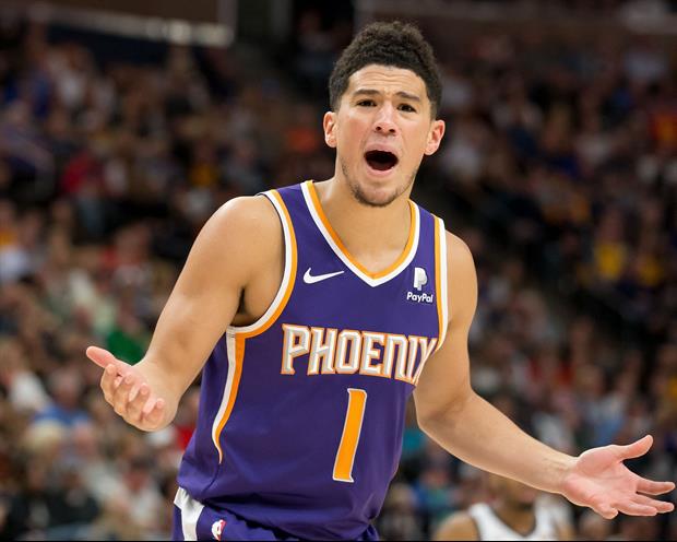 Watch Suns' Star Devin Booker Complain About Getting Double-Teamed During Pickup Game