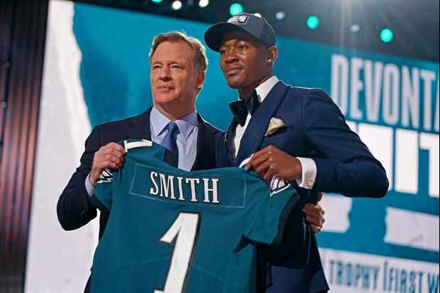 DeVonta Smith Talks About Playing With Jalen Hurts Again With The Eagles...