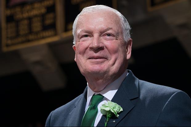 Digger Phelps Dressed Up In Drag For Irish Halftime Show