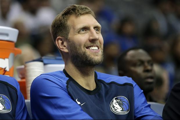Fan Trying To Dunk Over Dirk Nowitzki Didn't Go Great