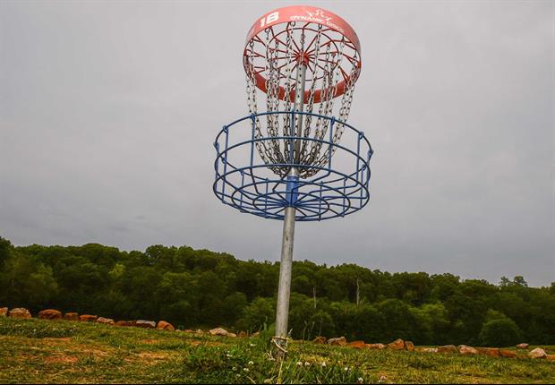 Watch The Crowd Go Crazy After This Incredible Disc Golf Shot