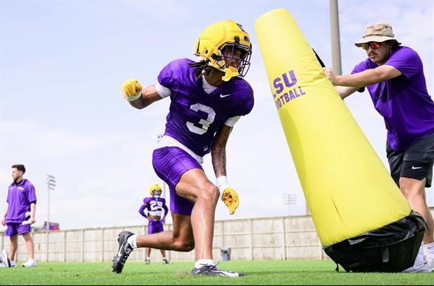 Watch: LSU 5-Star CB DJ Pickett Makes Deep Interception In Practice
