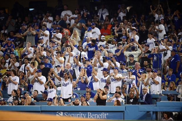 Chaos Last Night As Dodgers Fans Fight Each Other And Security Guards In Stands
