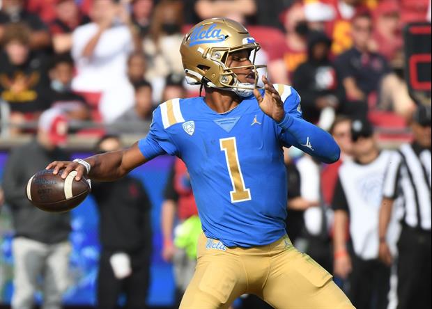 UCLA’s QB Dorian Thompson-Robinson Signed An Autograph After Scoring TD