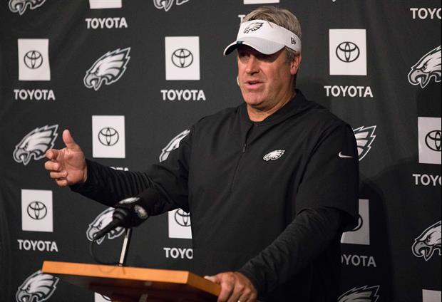 This Eagles Fan Snuck Into Doug Pederson's Press Conference, Asks Question, Gets Booted