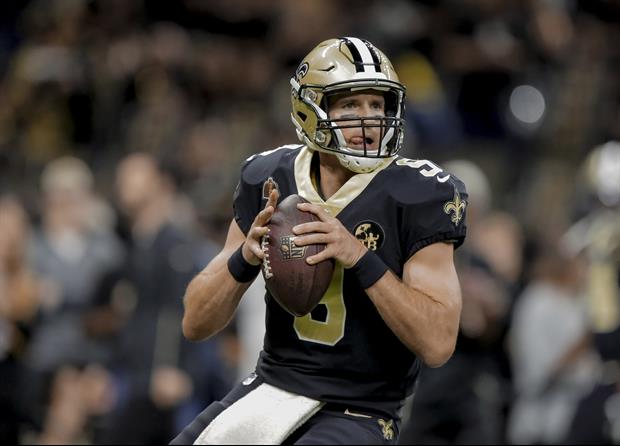 Saints star QB Drew Brees showed off his backyard Purdue basketball court while getting ready to wat