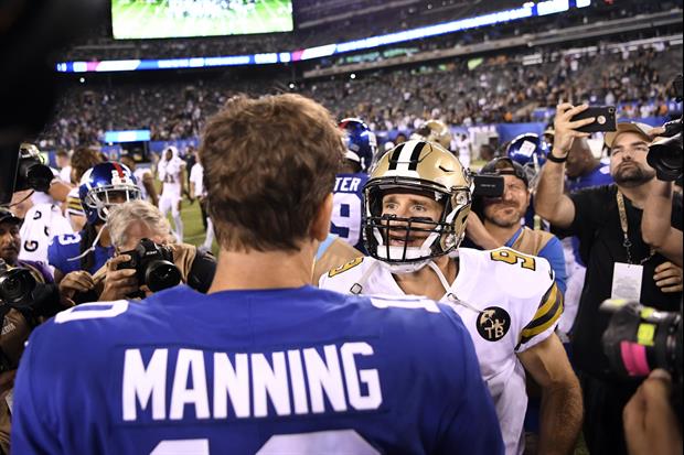 Here's What Drew Brees Had To Say About Eli Manning Retiring
