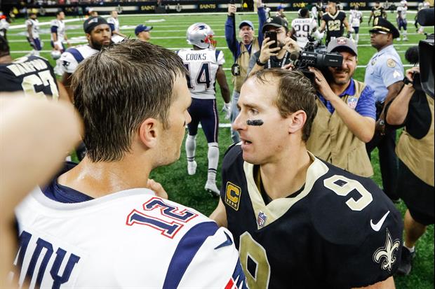 Here's What Drew Brees & Tom Brady Have Been Texting Back And Forth About
