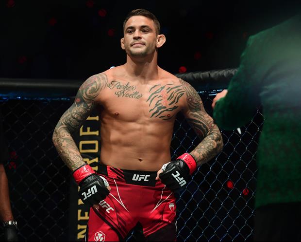 Dustin Poirier's Wife Flipped Off Conor McGregor During His Joe Rogan Post-Match Interview