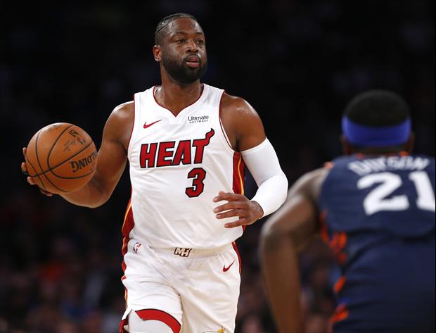 Here's Dwayne Wade Chugging Bottles Of Wine In Greece