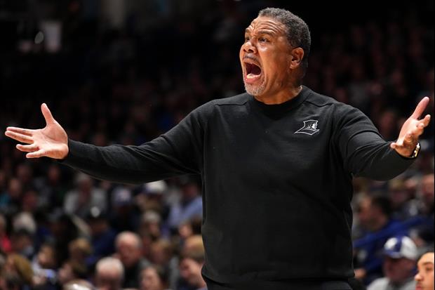 Georgetown's Ed Cooley Charged After Xavier Fan After Buzzer, Had To Be Held Restrained