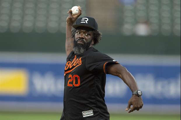 Hall Of Fame Safety Ed Reed Crushing Bombs During Orioles Batting Practice