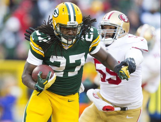 Kids Smoke Packers RB Eddie Lacy In Tricycle Race