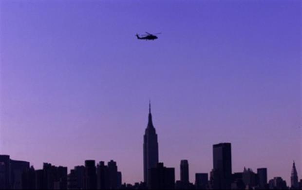 Photo: The Empire State Building In New York Is Lit Up In Purple & Gold