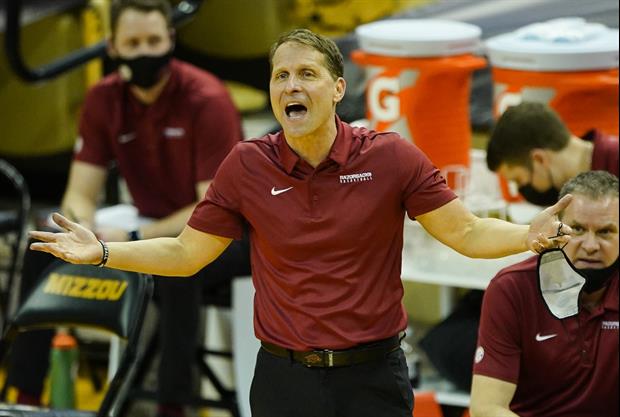 Eric Musselman Ripped His Shirt Off, Yelled 'THAT'S WHAT'S UP' To Celebrate Beating Mizzou