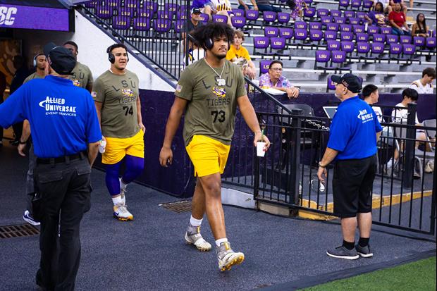 LSU Loses Backup Offensive Lineman To The Transfer Portal