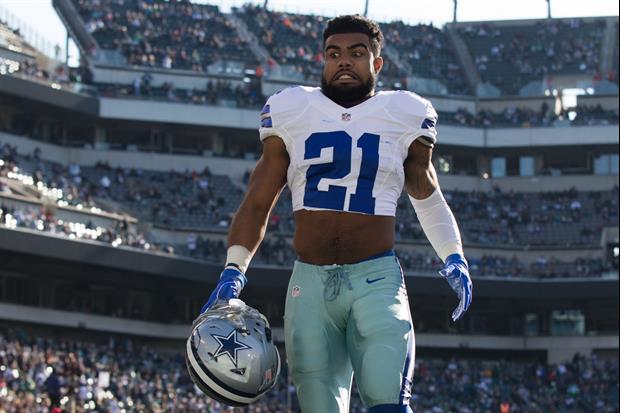 Cowboys RB Ezekiel Elliott Was Also Chillin' With A Couple Of Gals In Miami