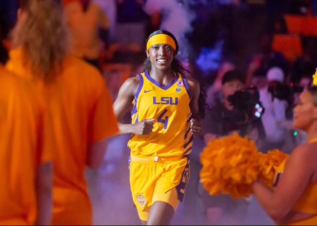 Watch: Flau'jae Johnson Wears "FEAUX" Jersey For Senior Night Ceremony