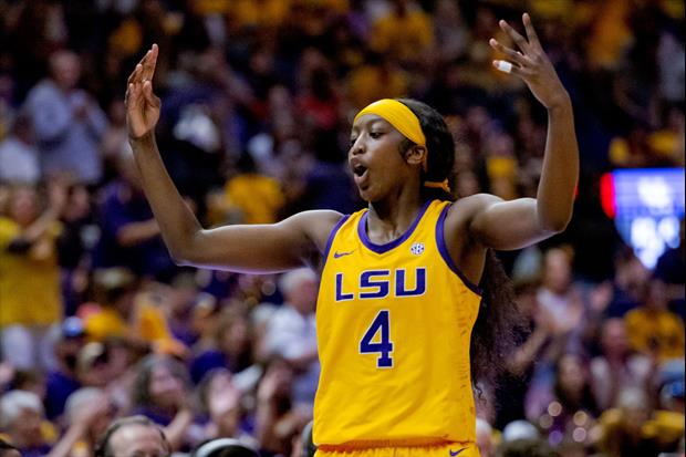 Watch: Flau'jae Johnson Wears "FEAUX" Jersey For Senior Night Ceremony
