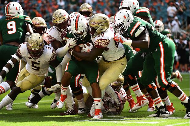 Florida State & Miami Fans Get Into Nasty Fight Before Saturday's Game