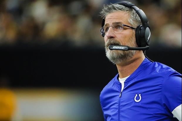 Watch Colts Head Coach Frank Reich Teach His Toddler Granddaughter About Ball Security