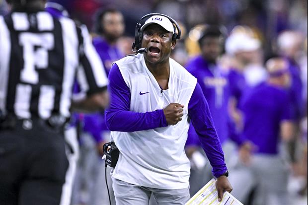Watch: Frank Wilson Speaks After LSU's Loss To Houston In The Texas Bowl