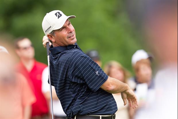 Freddy Couples Sinks Hole-In-One At A Closest-To-Pin Contest