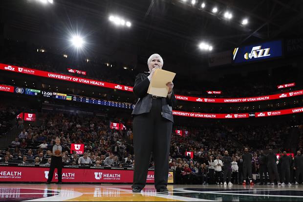 Jazz Owner Gail Miller Address Crowd Before Thursday's Game Says They’re Not Racists