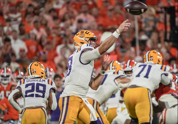 LSU's Nussmeier Named Walter Camp National Offensive Player Of The Week