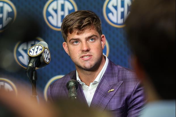 Full Video: LSU QB Garrett Nussmeier 2025 SEC Football Media Days