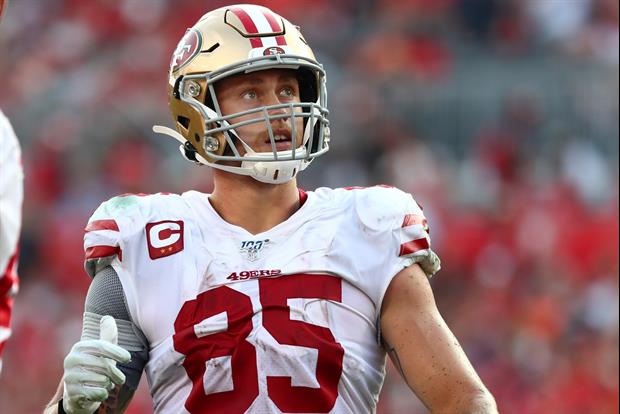 49ers Star TE George Kittle Gets Massive 'HALO' Tattoo Of Master Chief