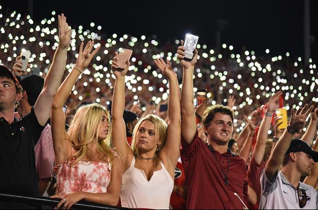 A lot Georgia fans showed up, watched their Bulldogs spank Vanderbilt 30-6, and lit up the stadium..