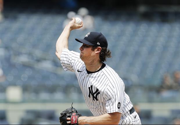 Yankees' Gerrit Cole Had This Shaky Response When Asked If He's Used Spider Tack Before