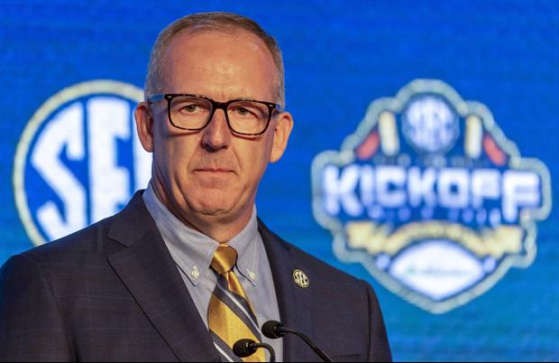 SEC Commissioner Greg Sankey had a blunt message for everyone about the College Football Playoff thi