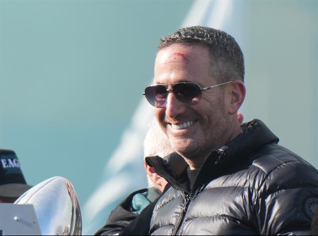 Eagles GM Howie Roseman Bloodied By Beer-Can-To-The Head During Parade