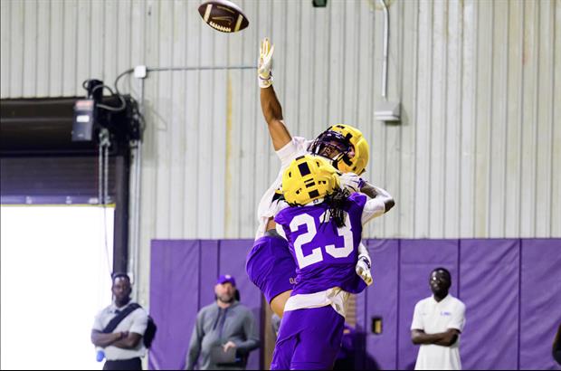 Watch: The Alternate View Of Jabari Mack's One-Handed TD Catch In Practice Is Incredible