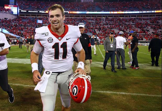 Jake Fromm & His Brother Tyler Share A Nice Moment After Georgia/Auburn Game