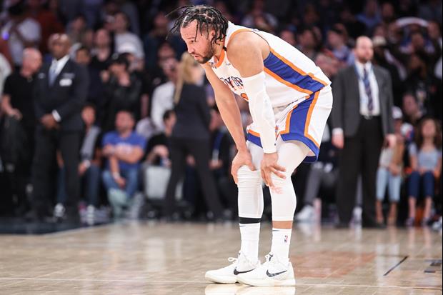 Video Shows Jalen Brunson Nearly Shattering His Ankle As MSG's Court Gave Out Under Him