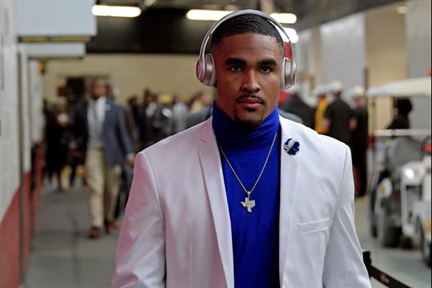 New Oklahoma QB Jalen Hurts Already Embracing The 'Horns Down' Lifestyle