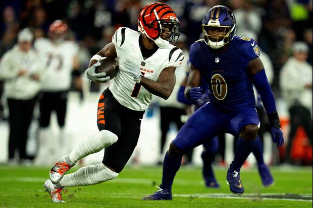 Watch: Joe Burrow & Ja'Marr Chase Connect For Three Touchdowns On TNF