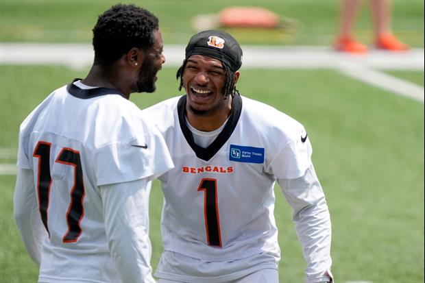 Watch: Ja'Marr Chase Forgets Caleb Williams' Name, Pat McAfee & Crew Play Along