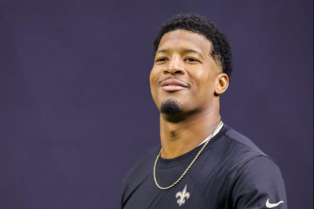 Jameis Winston Was Dancing on Crutches in the Locker Room After Saints Win