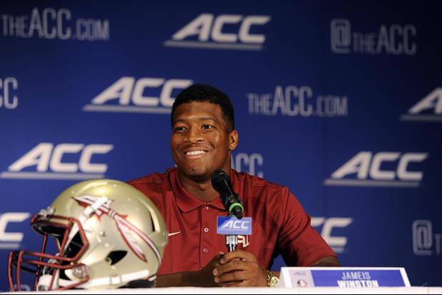 Jameis Winston Gets Crab Leg From Deadliest Catch Captain At Event