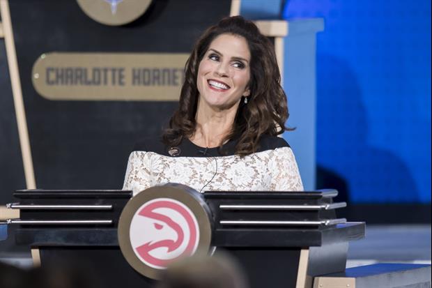 Why Was Actress Jami Gertz Representing The Atlanta Hawks At NBA Lottery?