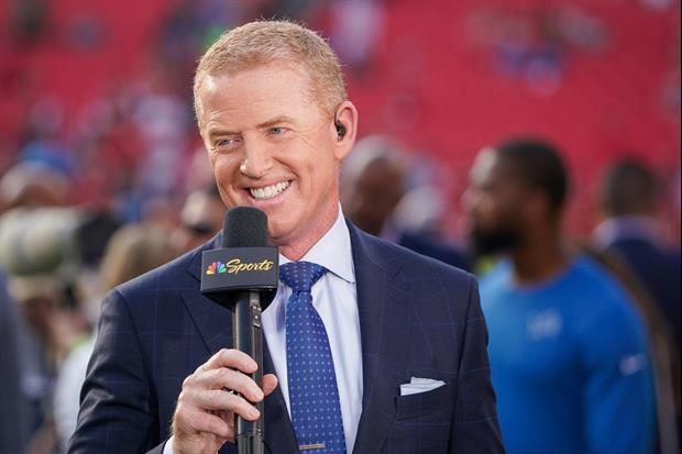 Mike Tirico Awkwardly Moves On After Jason Garrett's: 'Maria looks great, doesn't she?'