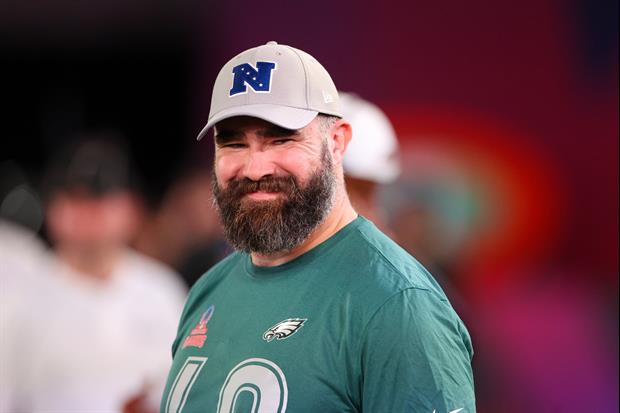 Jason Kelce Injured Fan's Knee Doing Pregame Chest Bump